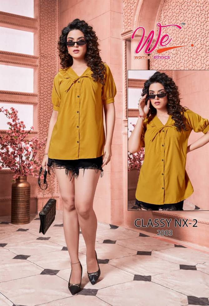 Classy Nx 2 By We Imported Western Ladies Top Catalog